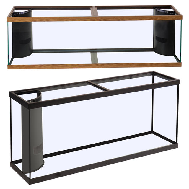 Aquarium corner overflow panel top